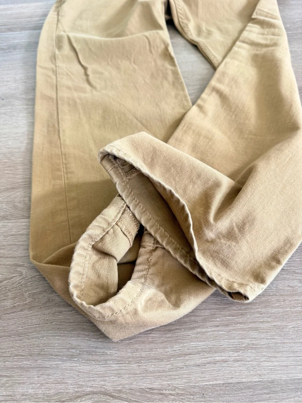 Levi's 505 Regular Fit Pants Men Size 36x30 Khaki Tan Straight Leg Denim Chinos